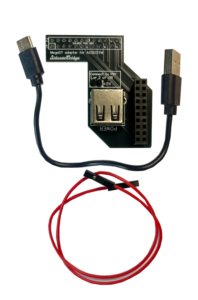 ACSI2STM Mega ST riser board kit