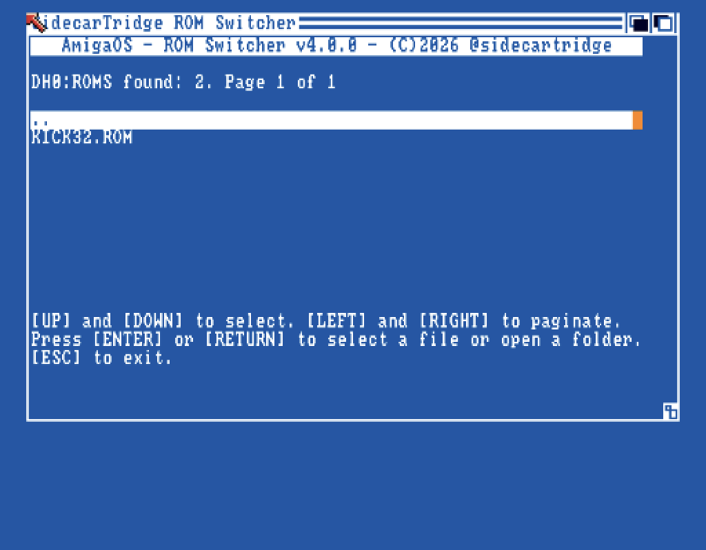 The upload file browser