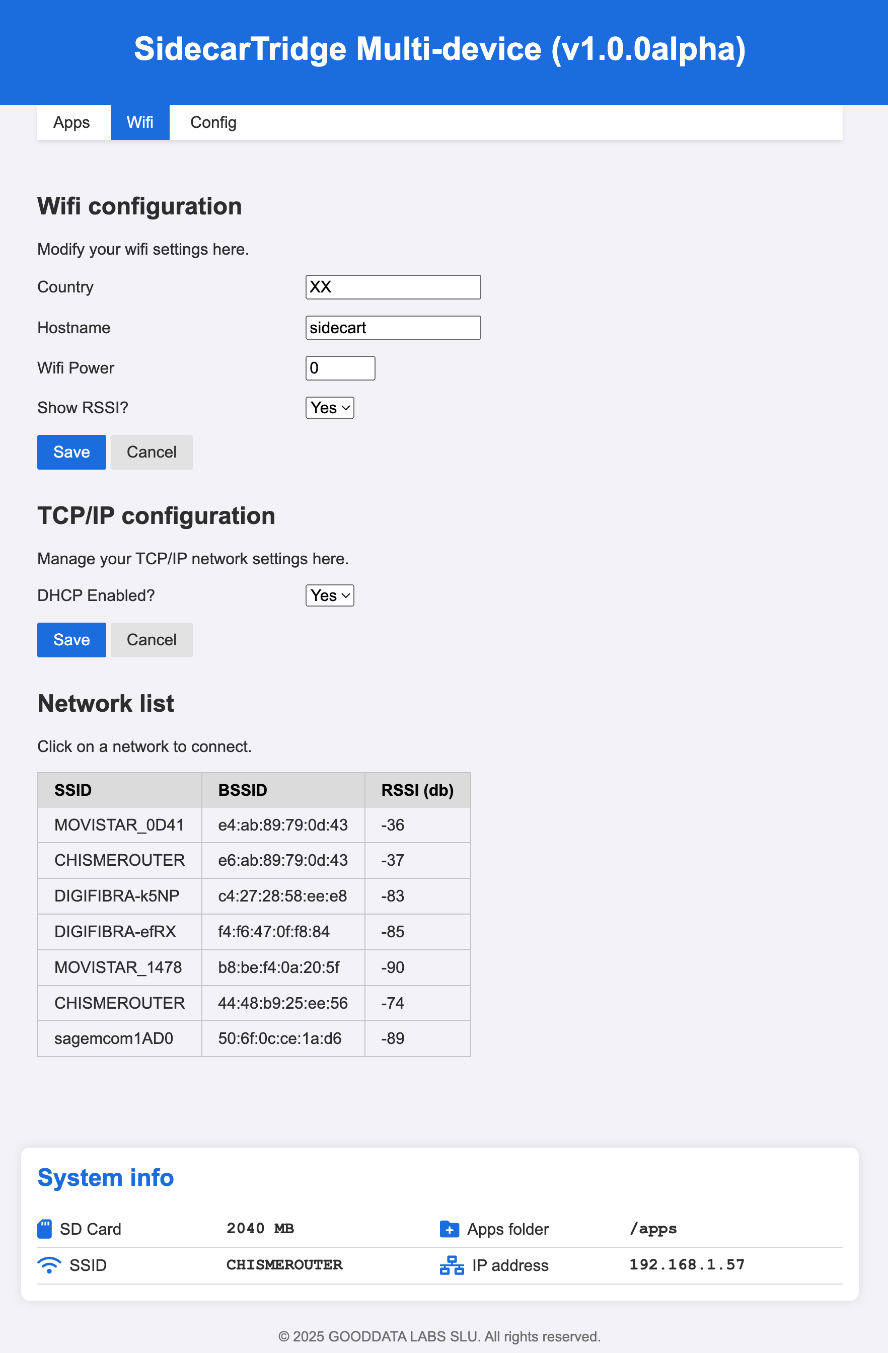 Booster Manager WiFi View